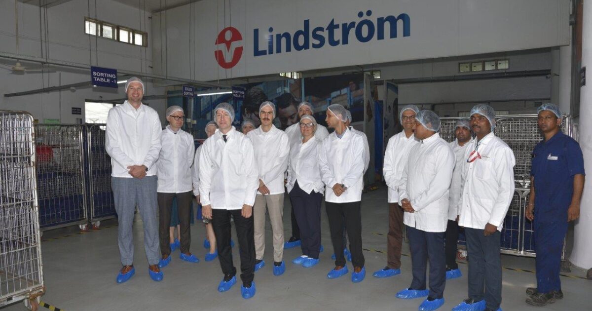 Finnish parliament members visit Lindström’s Mumbai facility as part of 75-Year diplomatic celebration